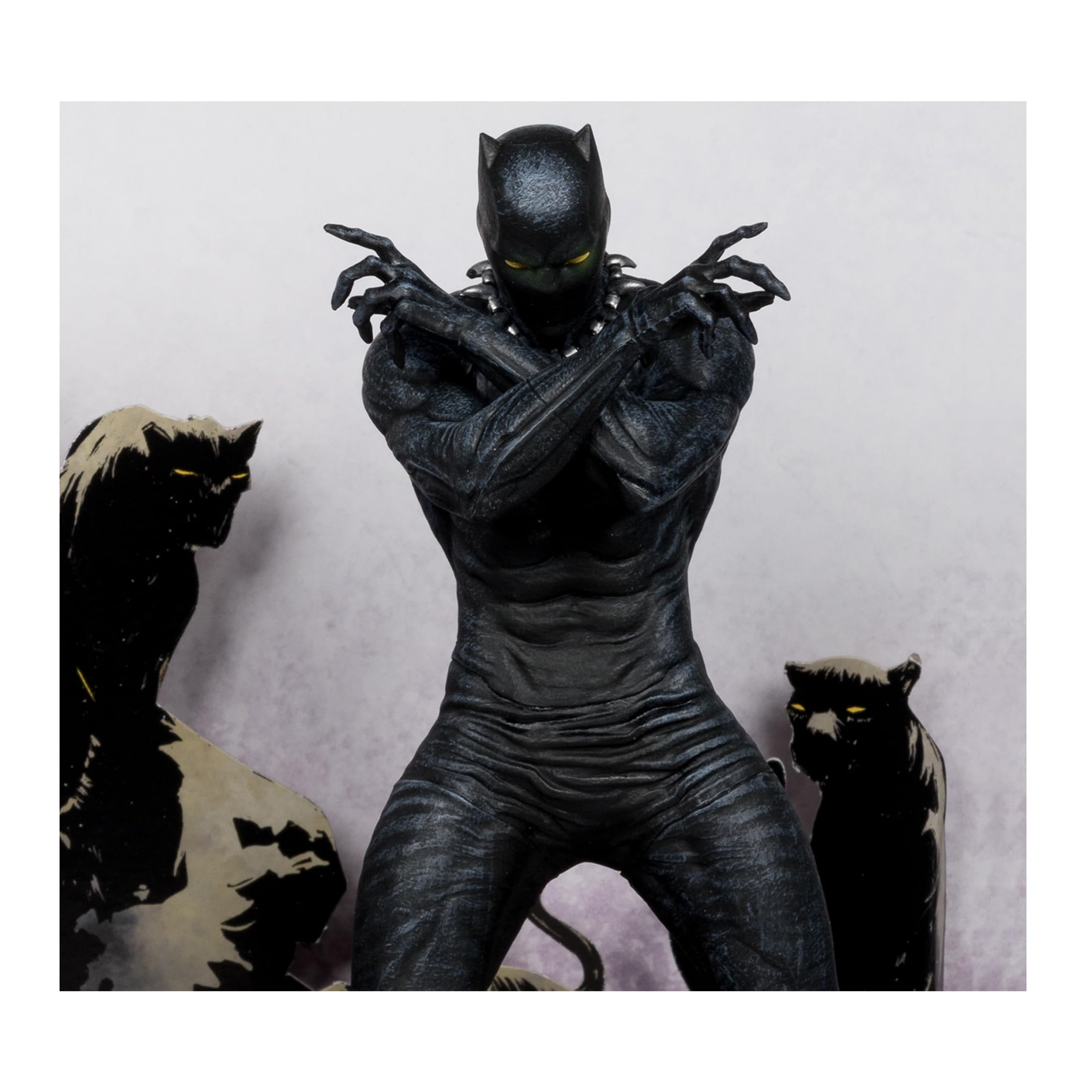 McFarlane Marvel Black Panther Knights #4 statua 1:10 con scena
