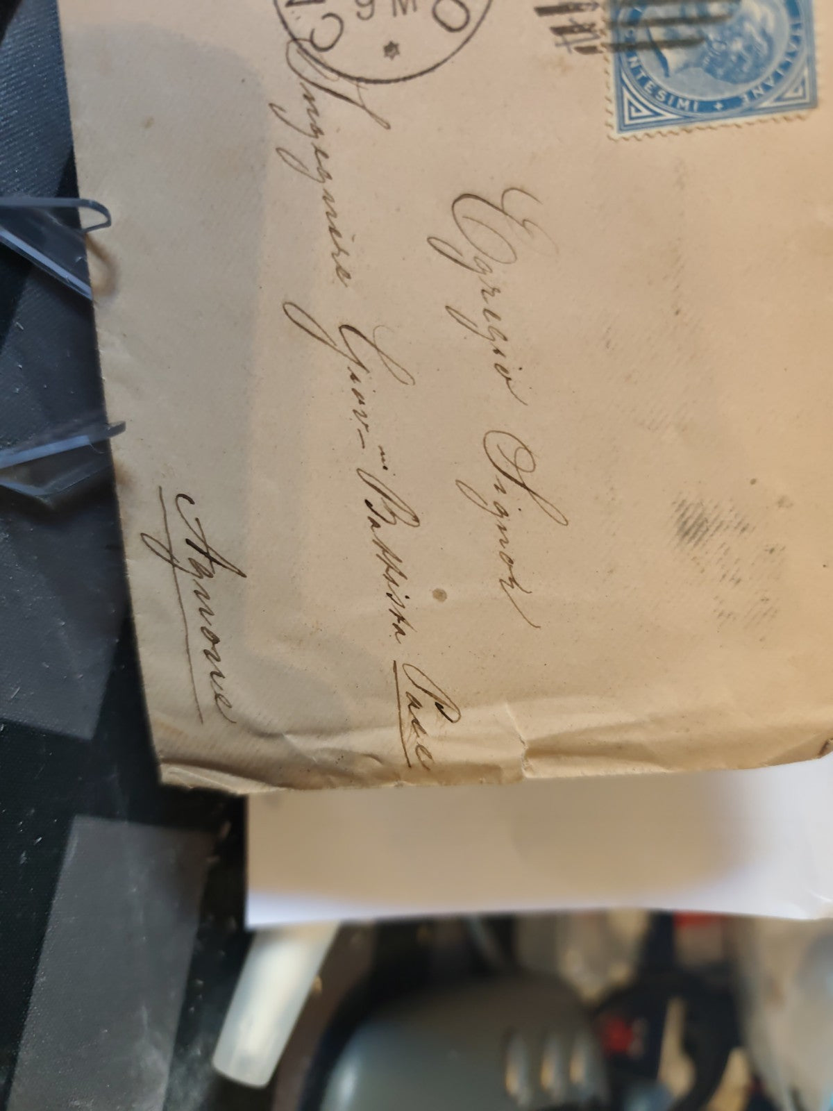 TS Collezionismo Filatelia Busta 1879 Vittorio Emanuele II 2x10 Cent