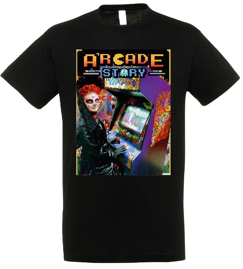 Arcade Story Maglietta Ghosts'n Goblins t-shirt cotone nero