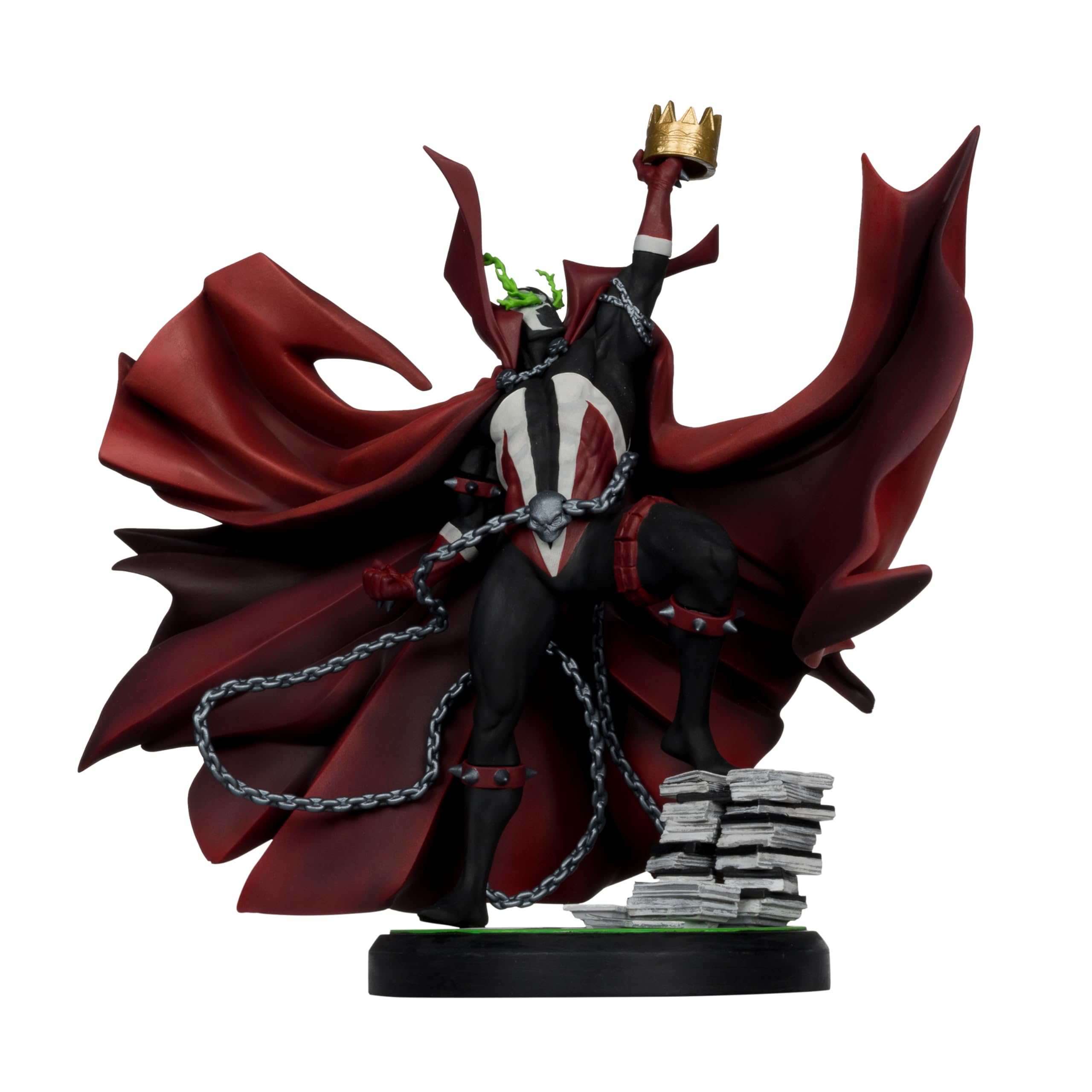 McFarlane Spawn 301 Statua Resina 1:10 Nero Bianco Rosso