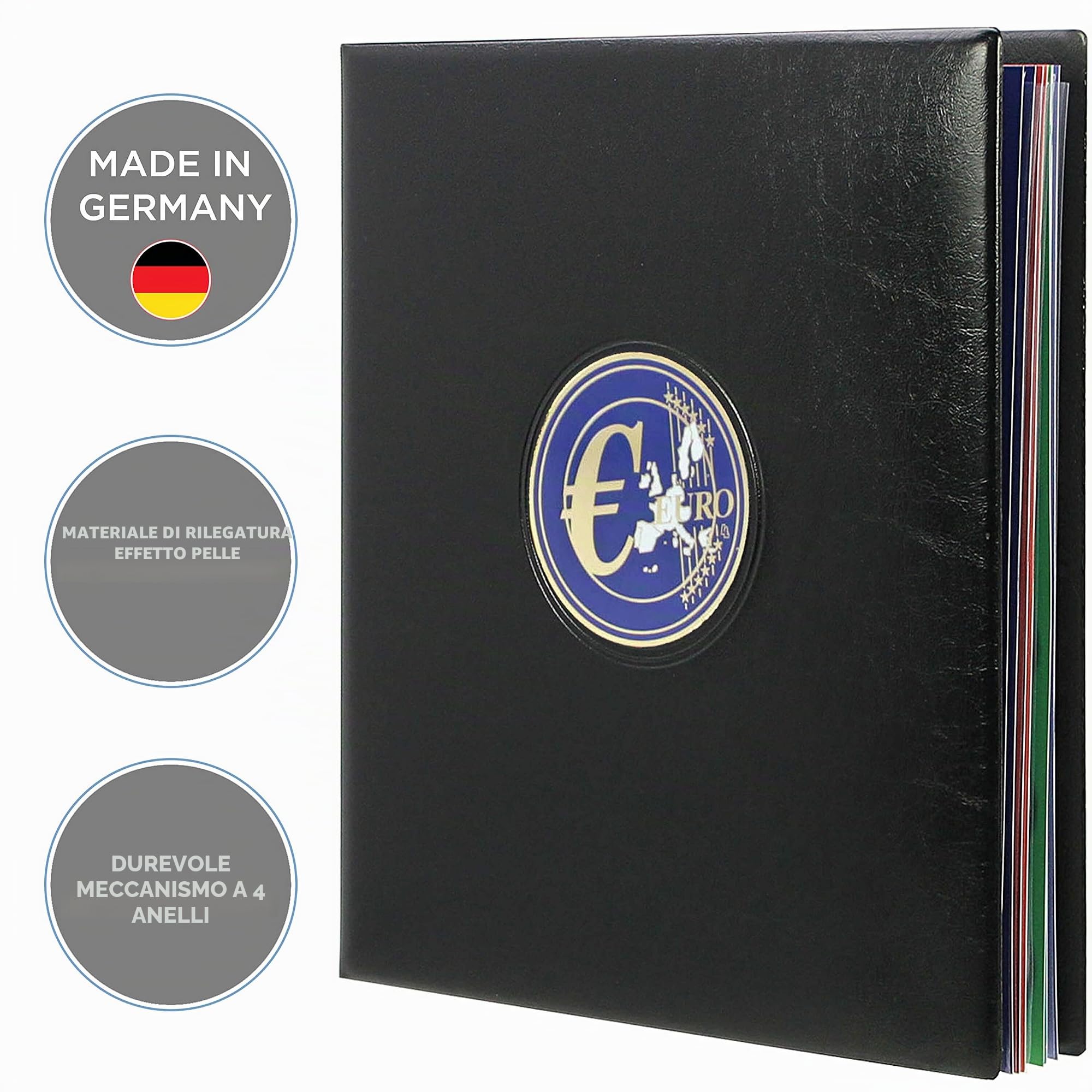 Safe Group Sammelsysteme 7340 album monete euro 5 fogli