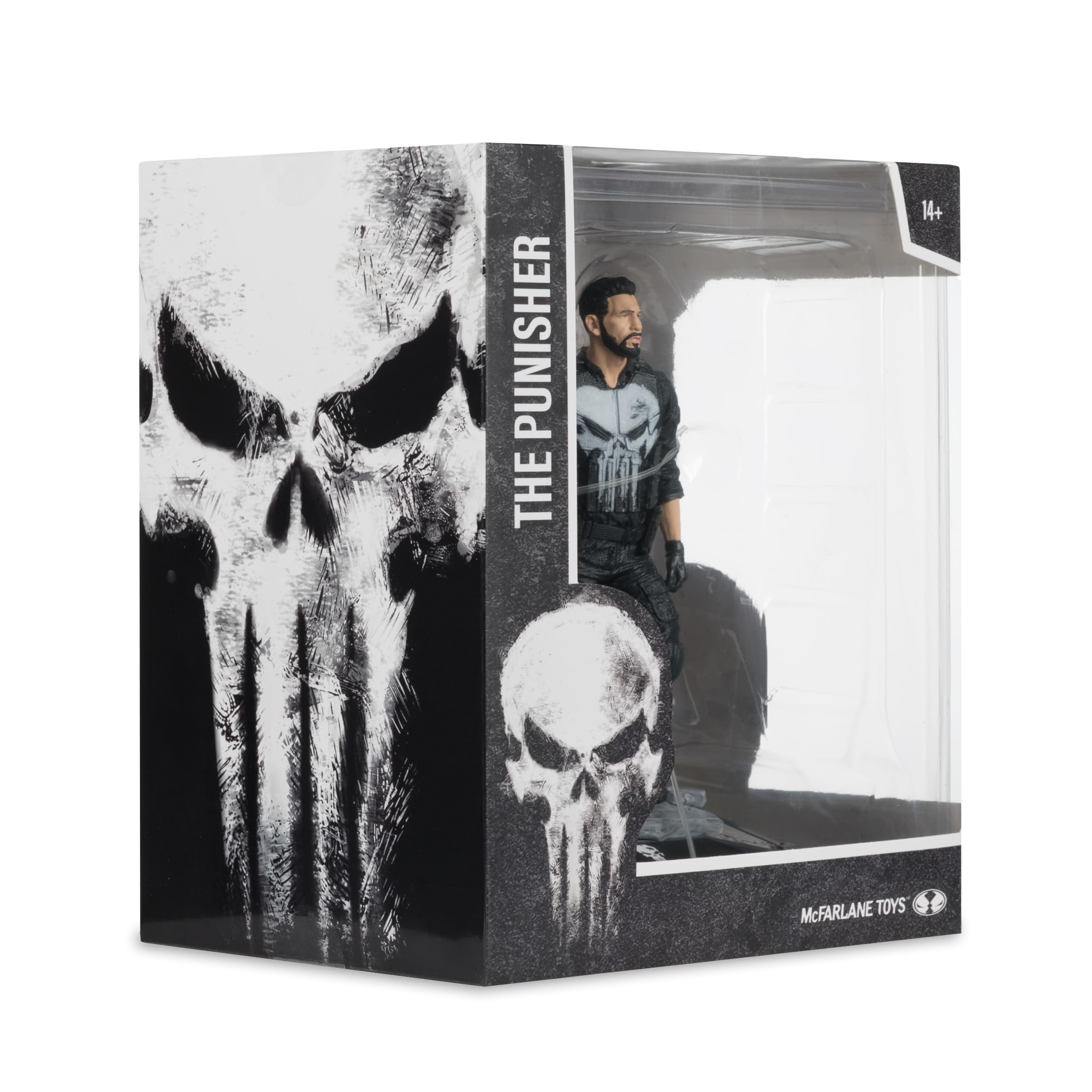 McFarlane Marvel Punisher 1:10 action figure con scena