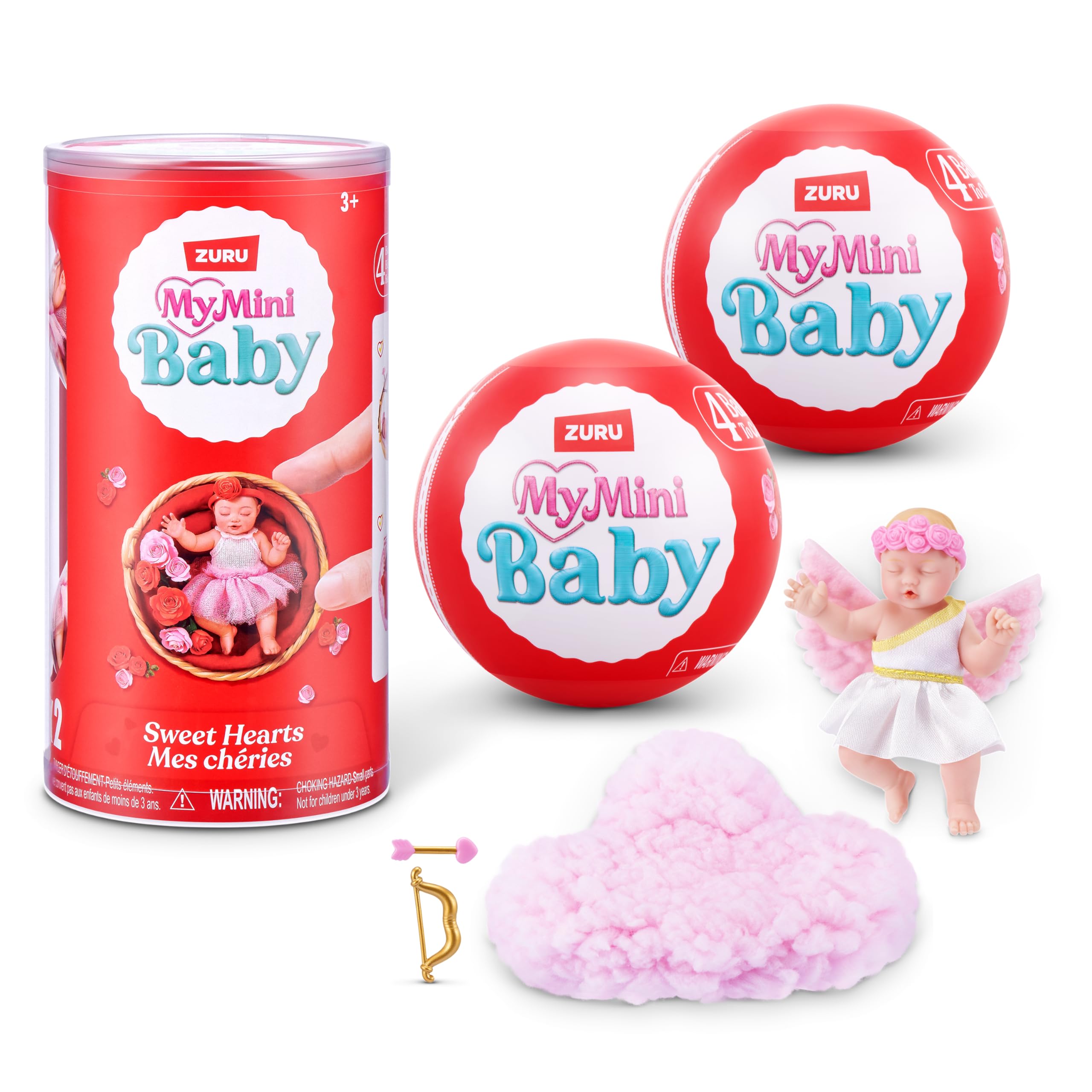 Zuru My Mini Baby Sweet Hearts Series 1 bambola mini 2 pack misteriosa