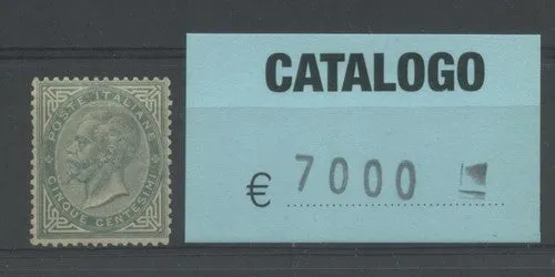 TS Collezionismo Filatelia Francobollo 1863 5 Cent Torino