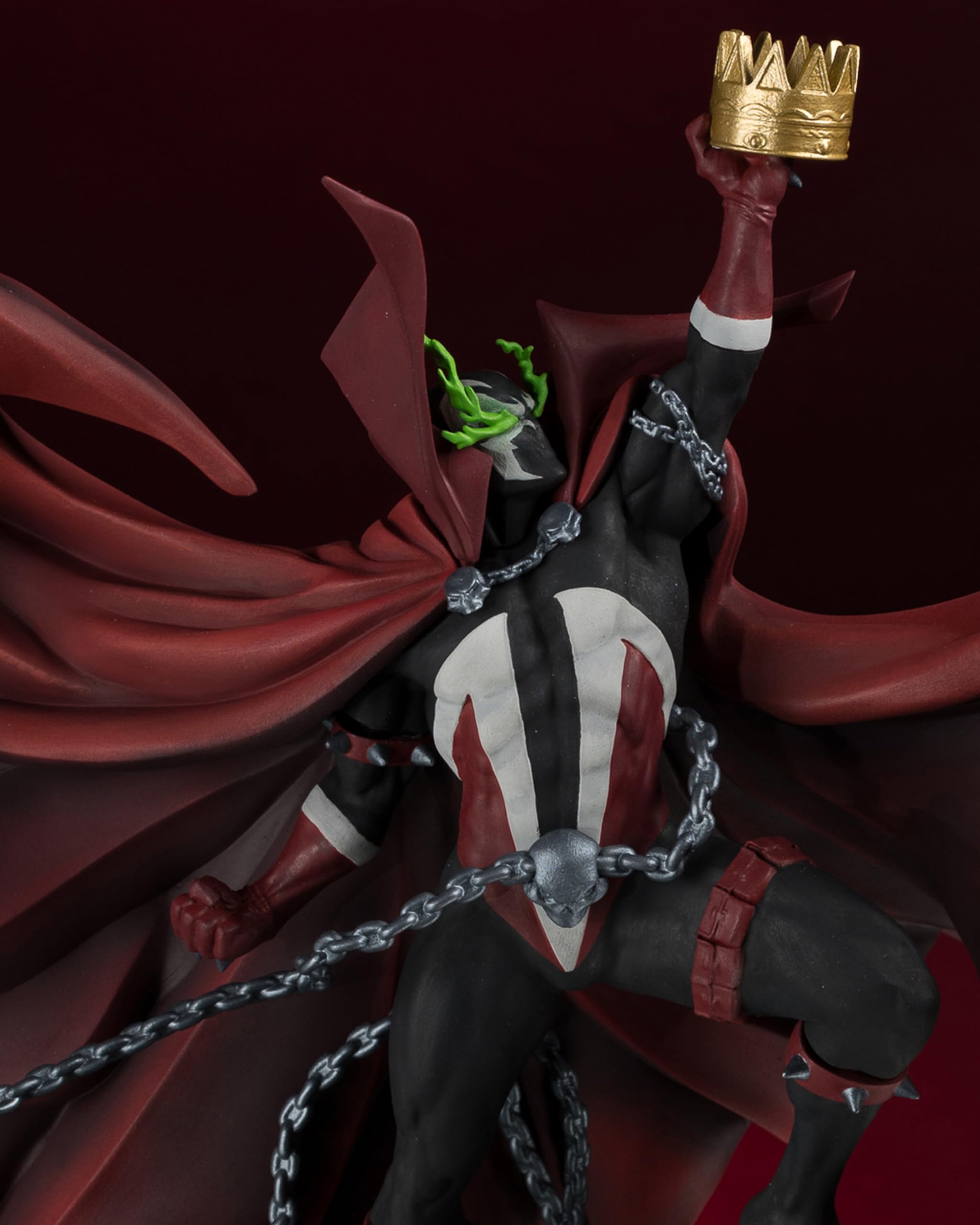 McFarlane Spawn 301 Statua Resina 1:10 Nero Bianco Rosso