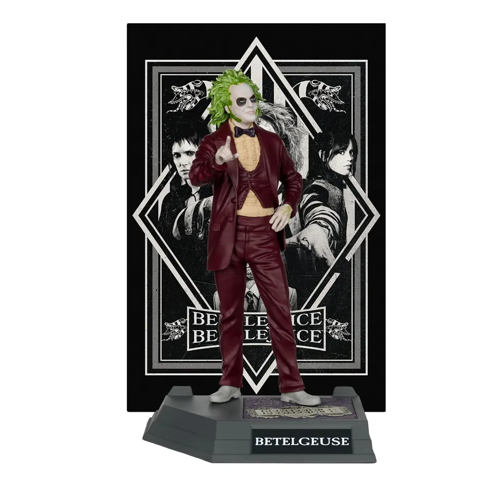 McFarlane Movie Maniacs Beetlejuice Beetlejuice figura 15,2 cm
