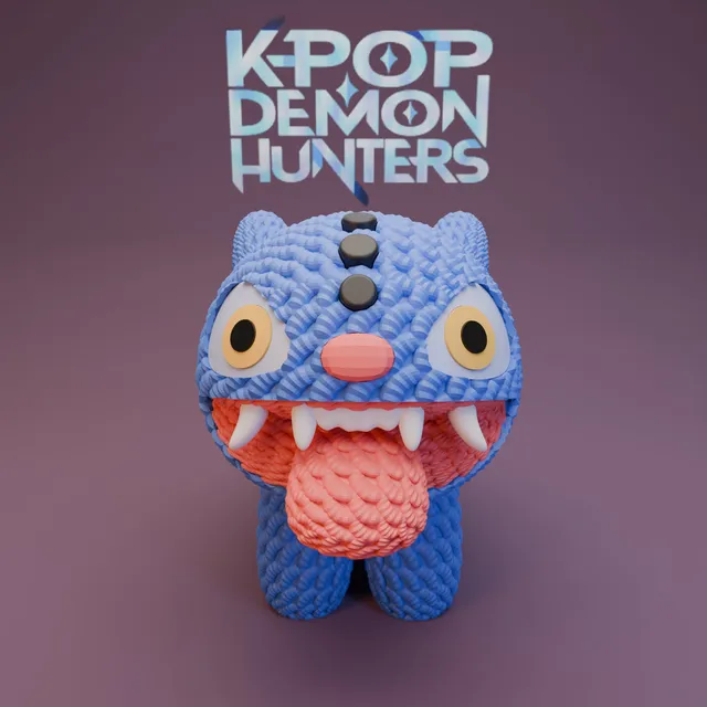 L'Atelier di Zelda Stampe Incantate Derpy Tiger statua PLA crochet