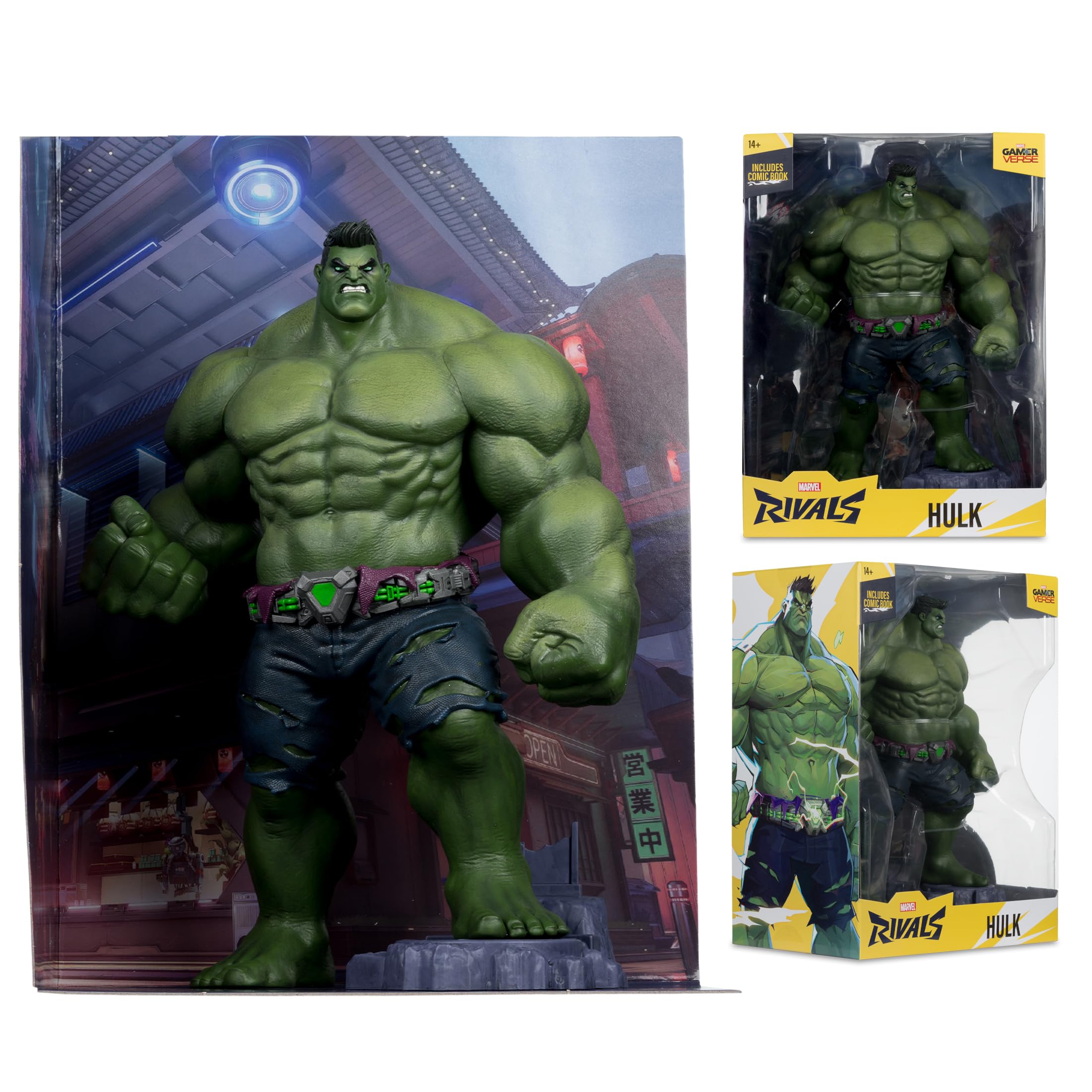McFarlane Marvel Rivals Hulk 1:6 statua verde 27 cm