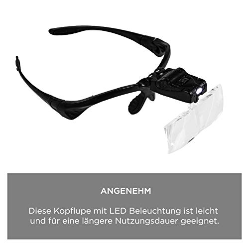 Safe 9834 Occhiali Lente Ingrandimento LED 5 Lenti 1x-3,5x
