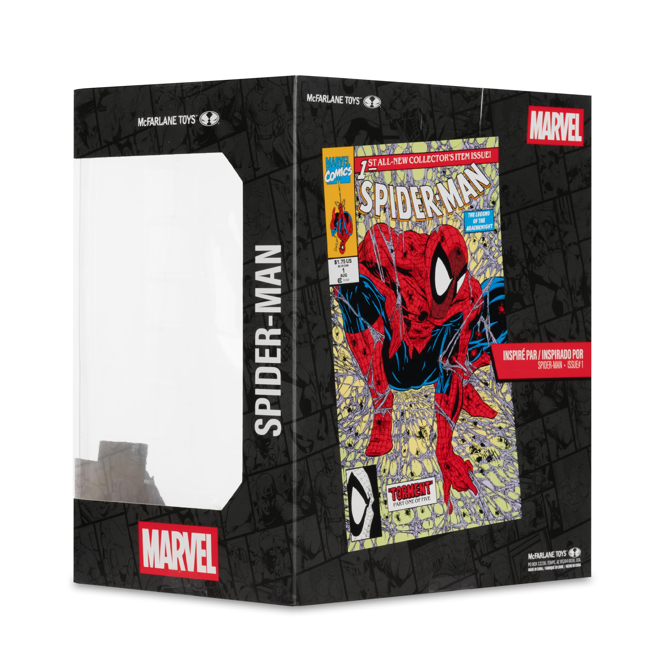 McFarlane Marvel Spider-Man #1 Corner Box statua 1:10 con scena