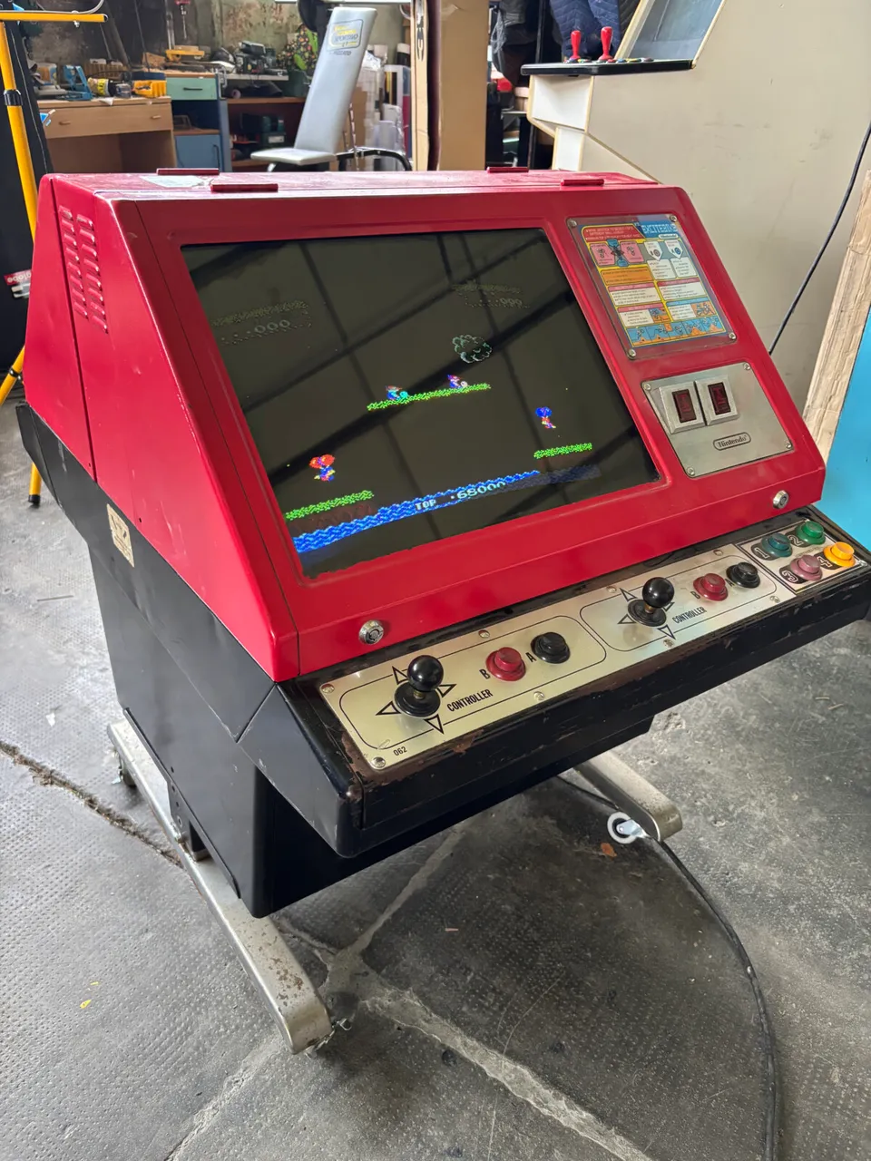 Arcade Story Rari e da Collezione Nintendo Red Tent cabinato cocktail