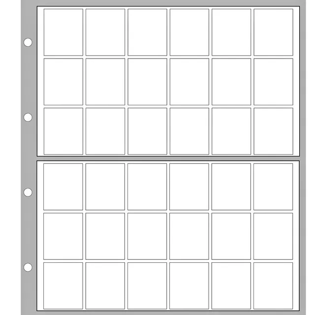 Safe 8564 Fogli Designo 36 Scomparti 26 mm 5 Pezzi