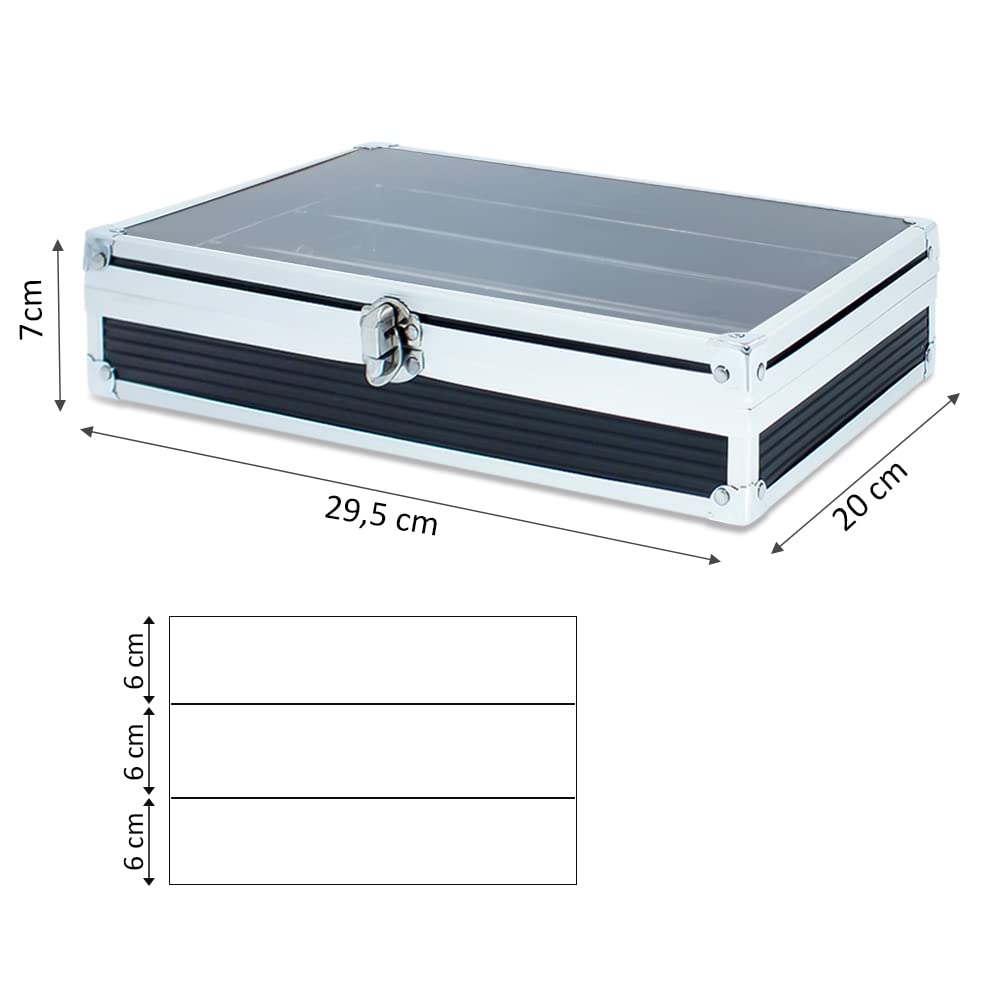 Safe 127 Vetrina Collezione 3 Scomparti 295x200x70 mm