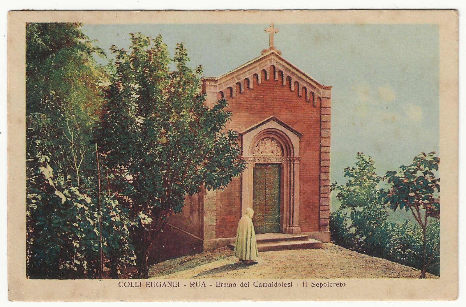 TS Collezionismo Filatelia 20 c. carminio Fiume 1934 cartolina usato