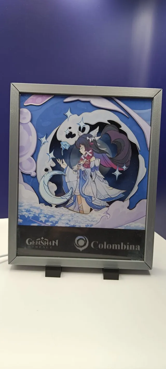 L'Atelier di Zelda Mondi di Luce Colombina lightbox Genshin