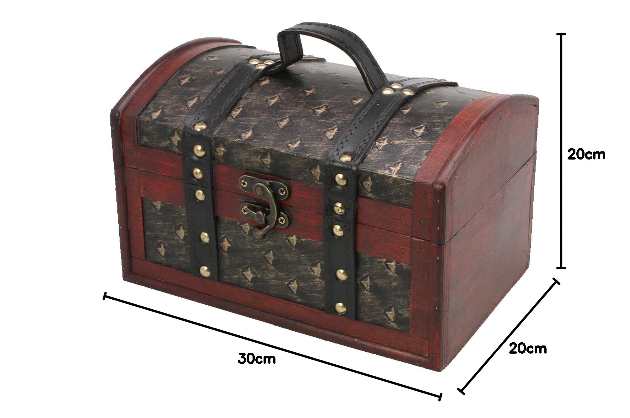 SAFE Orient scrigno tesoro grande forziere legno