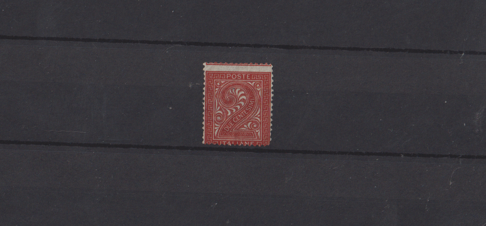 TS Collezionismo Filatelia Regno 2 cent De La Rue francobollo nuovo MNH