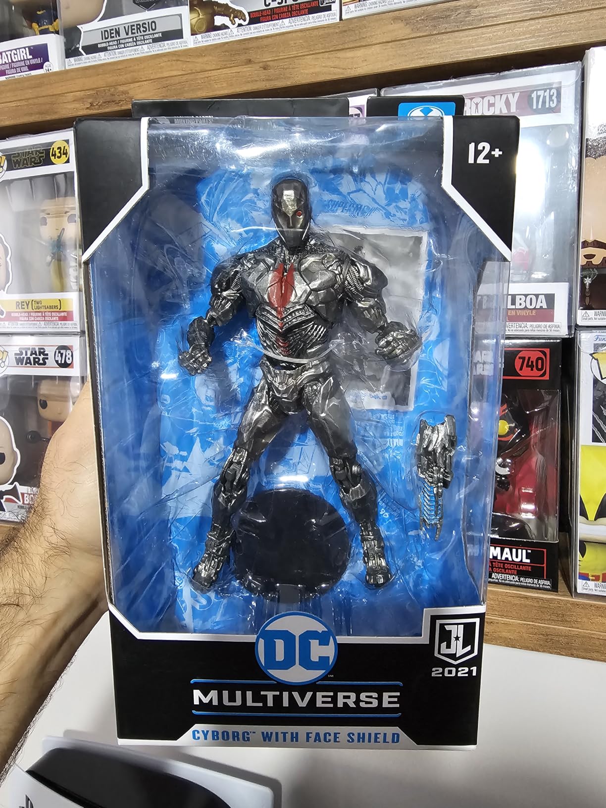 McFarlane DC Multiverse Cyborg Helmet action figure 18 cm film