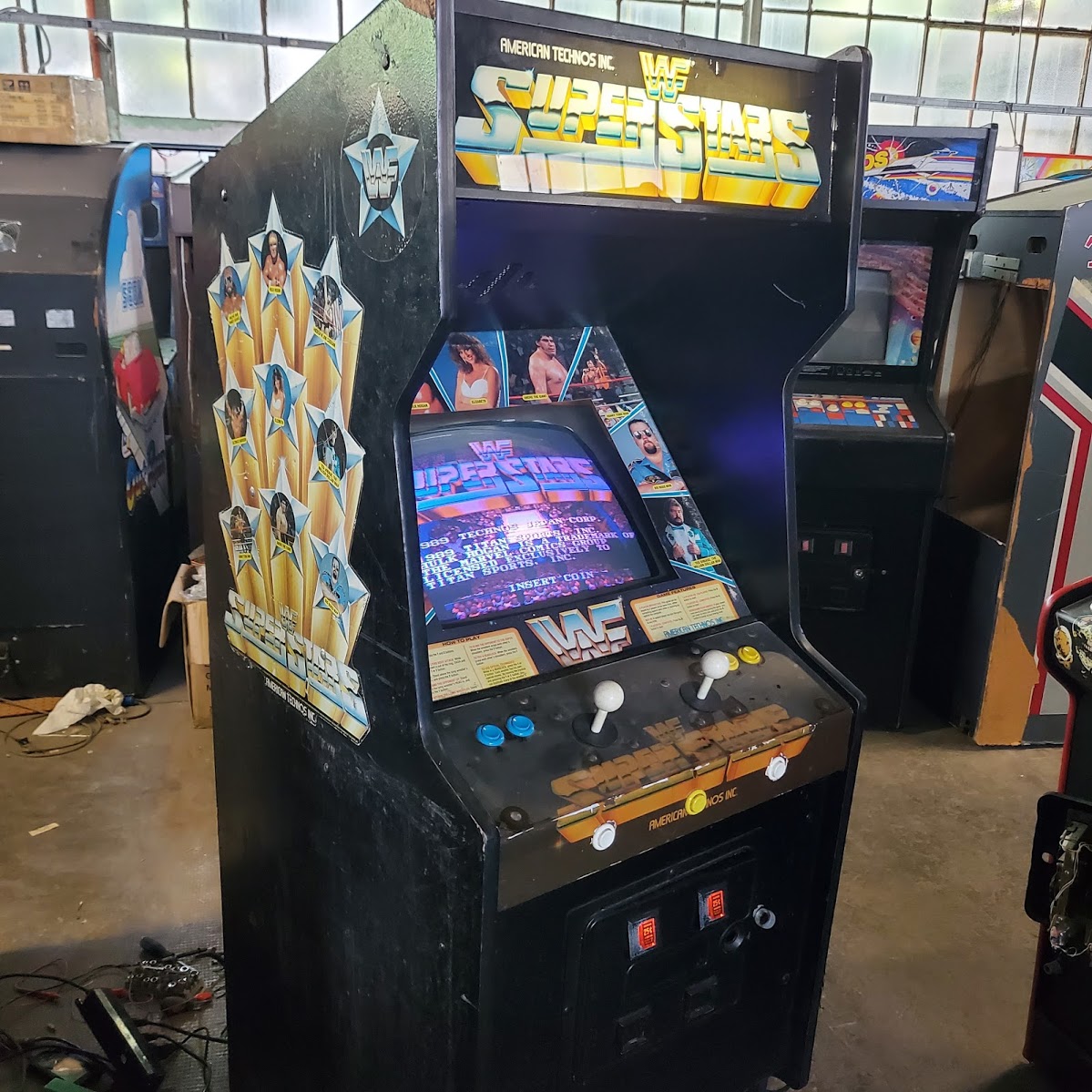 Arcade Story WWF SuperStars picchiaduro wrestling 1989