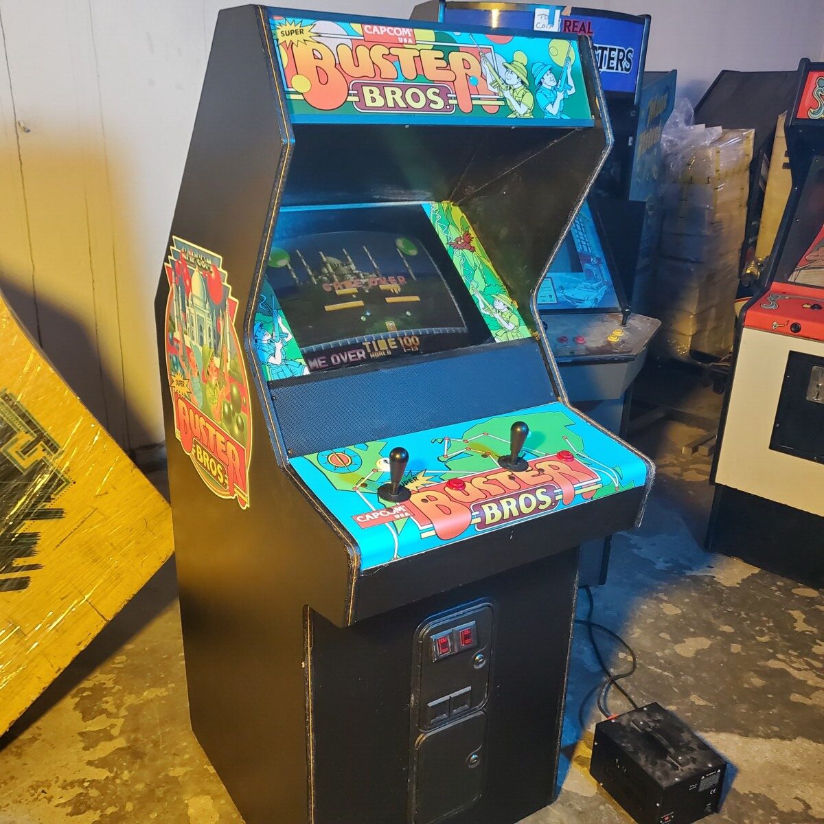 Arcade Story Super Pang cabinato arcade Capcom 2 giocatori