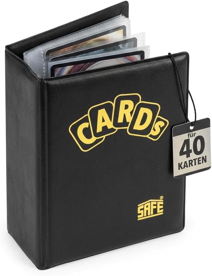SAFE Album tascabile Trading Card nero 40 carte viaggio