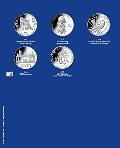 Safe 7310-7 Foglio 2014-2015 TOPset 10 euro senza capsule