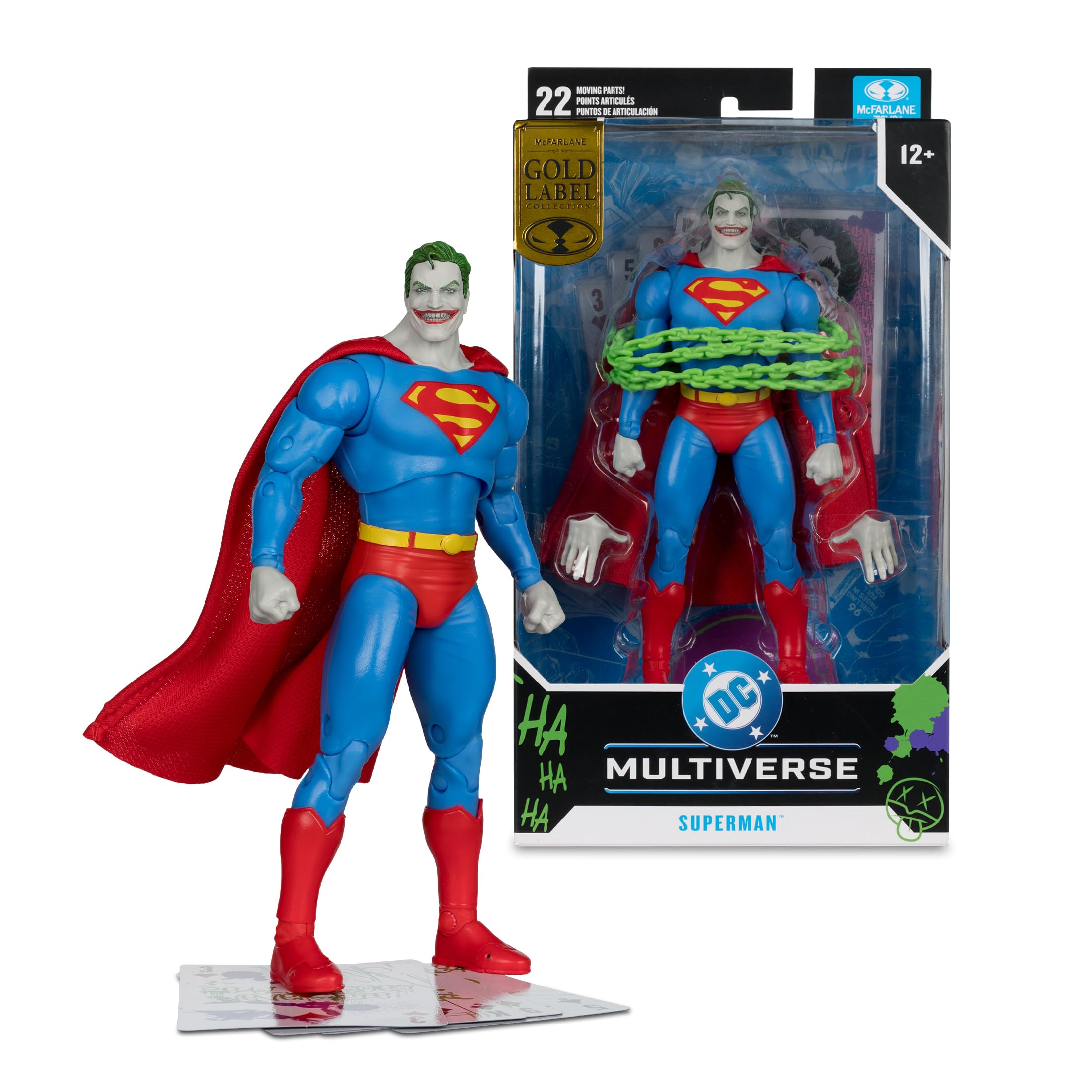 McFarlane DC Multiverse Superman #9 Jokerized Gold Label 18 cm