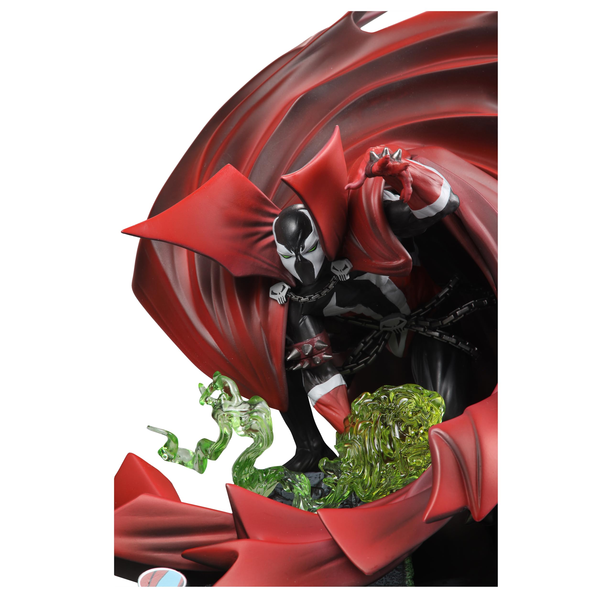 McFarlane Spawn #1 statua resina 1:10 nero bianco rosso 25cm