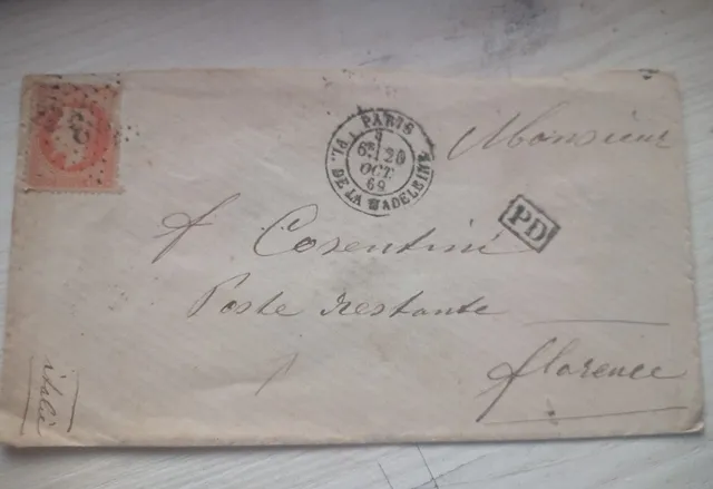 Francia Busta Parigi Firenze Napoleone III 40 cent