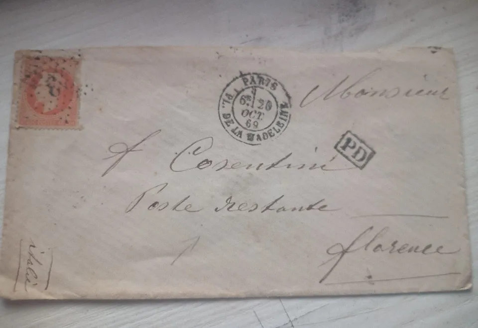 Francia Busta Parigi Firenze Napoleone III 40 cent
