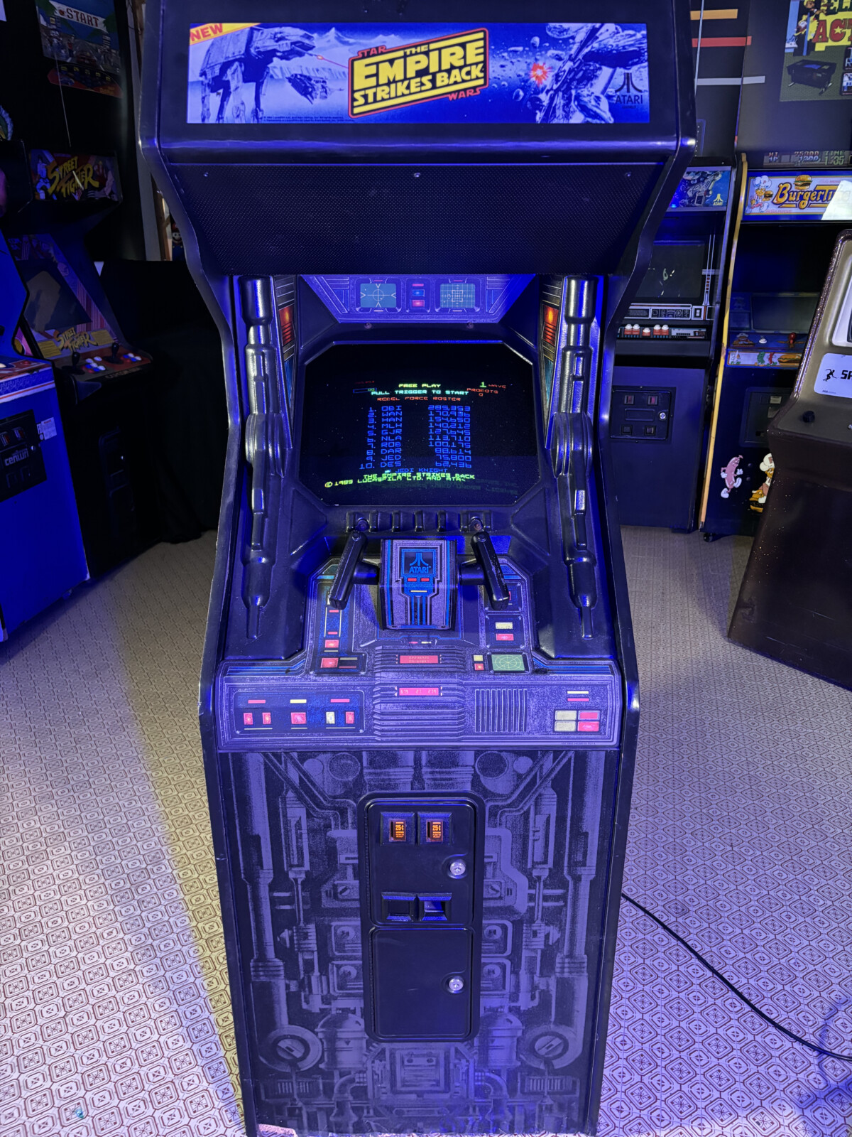 Arcade Story Empire Strikes Back 1985 kit conversione vettoriale