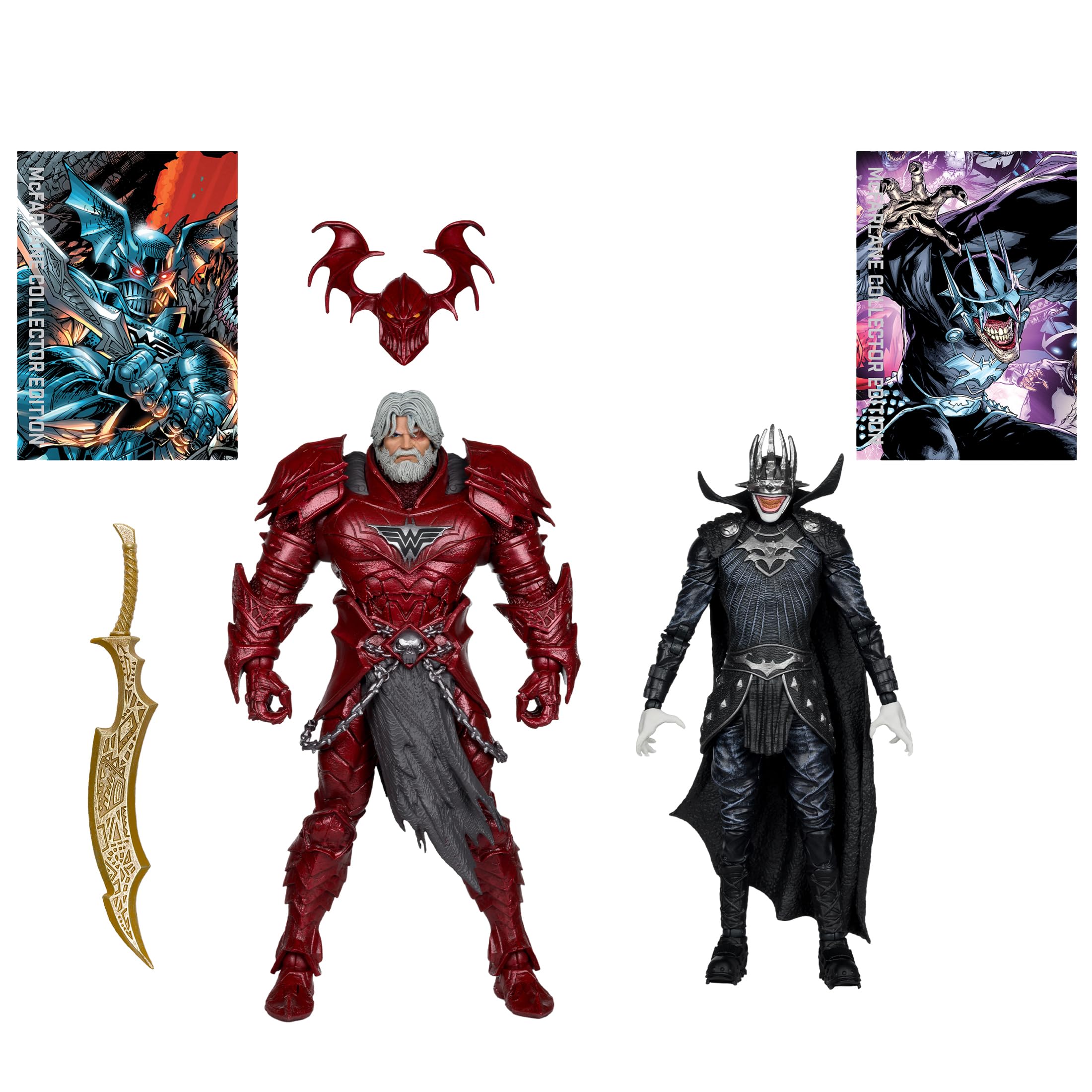 McFarlane Collector Edition Batman who Laughs e Merciless set 2 18cm