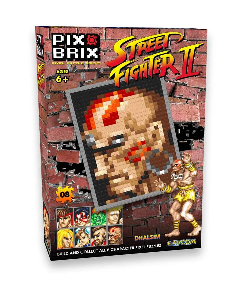 Arcade Story Pix-Brix Dhalsim Kit Pixel 768 Pezzi