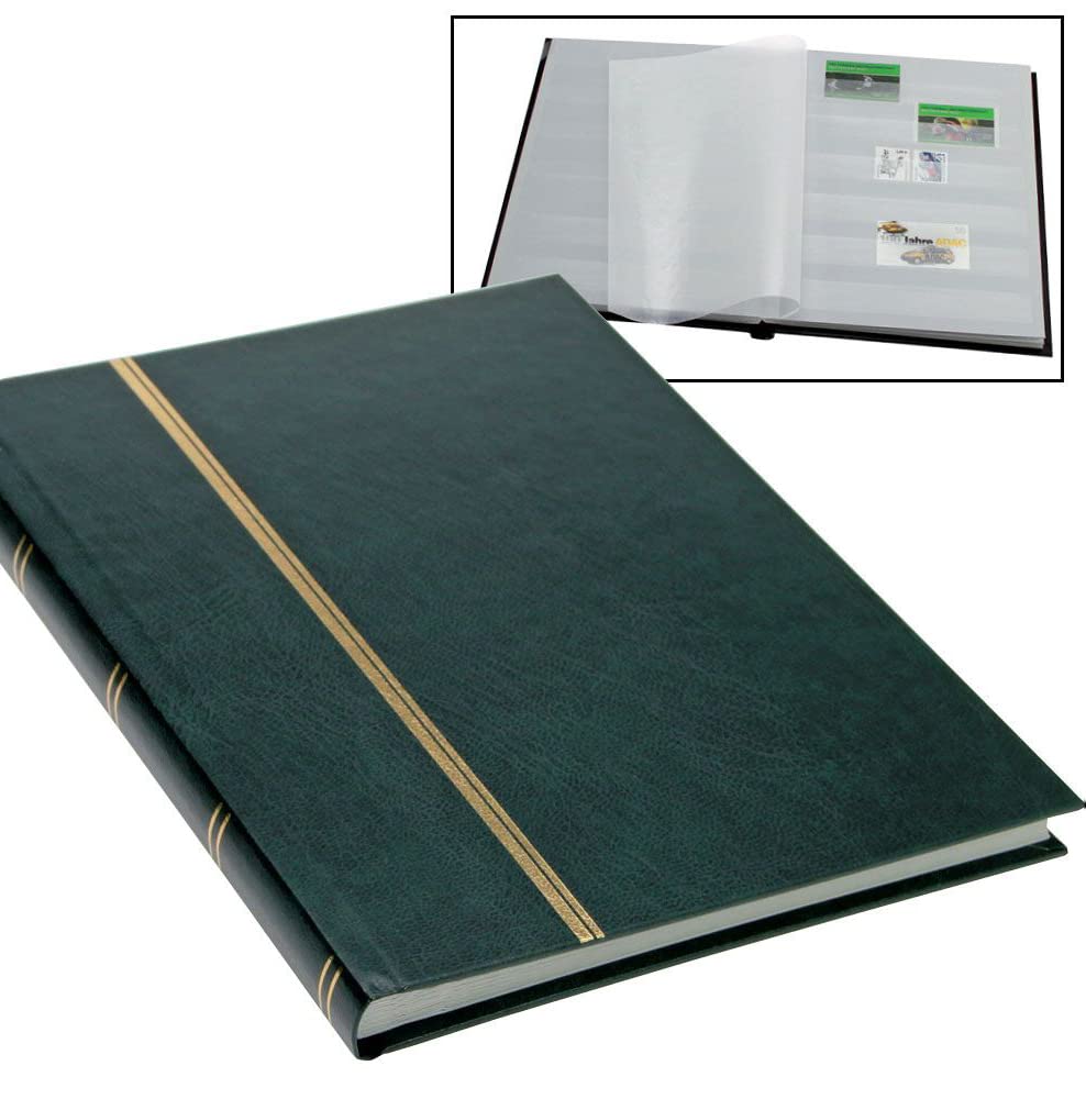 Safe Briefmarken 131-3 Album Francobolli A5 Verde 16 Pagine
