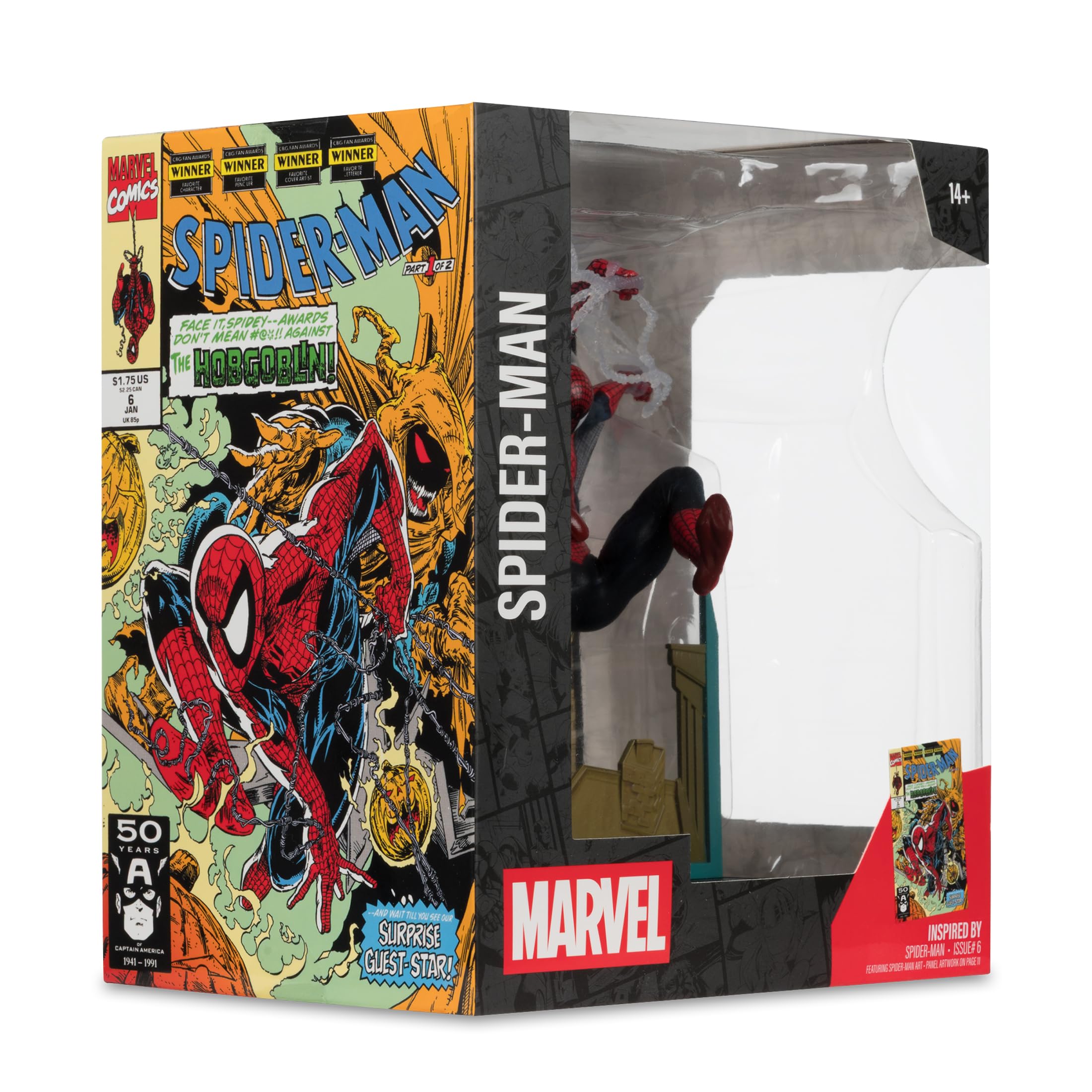 McFarlane Marvel Spider-Man #6 statua 1:10 con scena