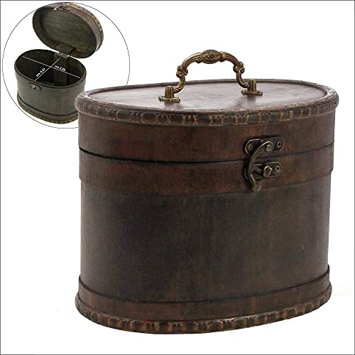 Safe Praktisches Midi scrigno legno rotondo 23 cm