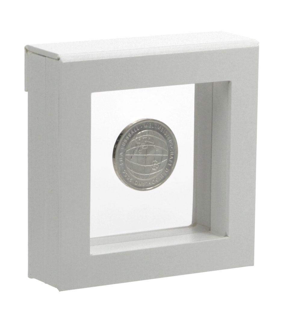 Safe Schweberahmen Cornice 3D Bianca 10x10 cm per Monete