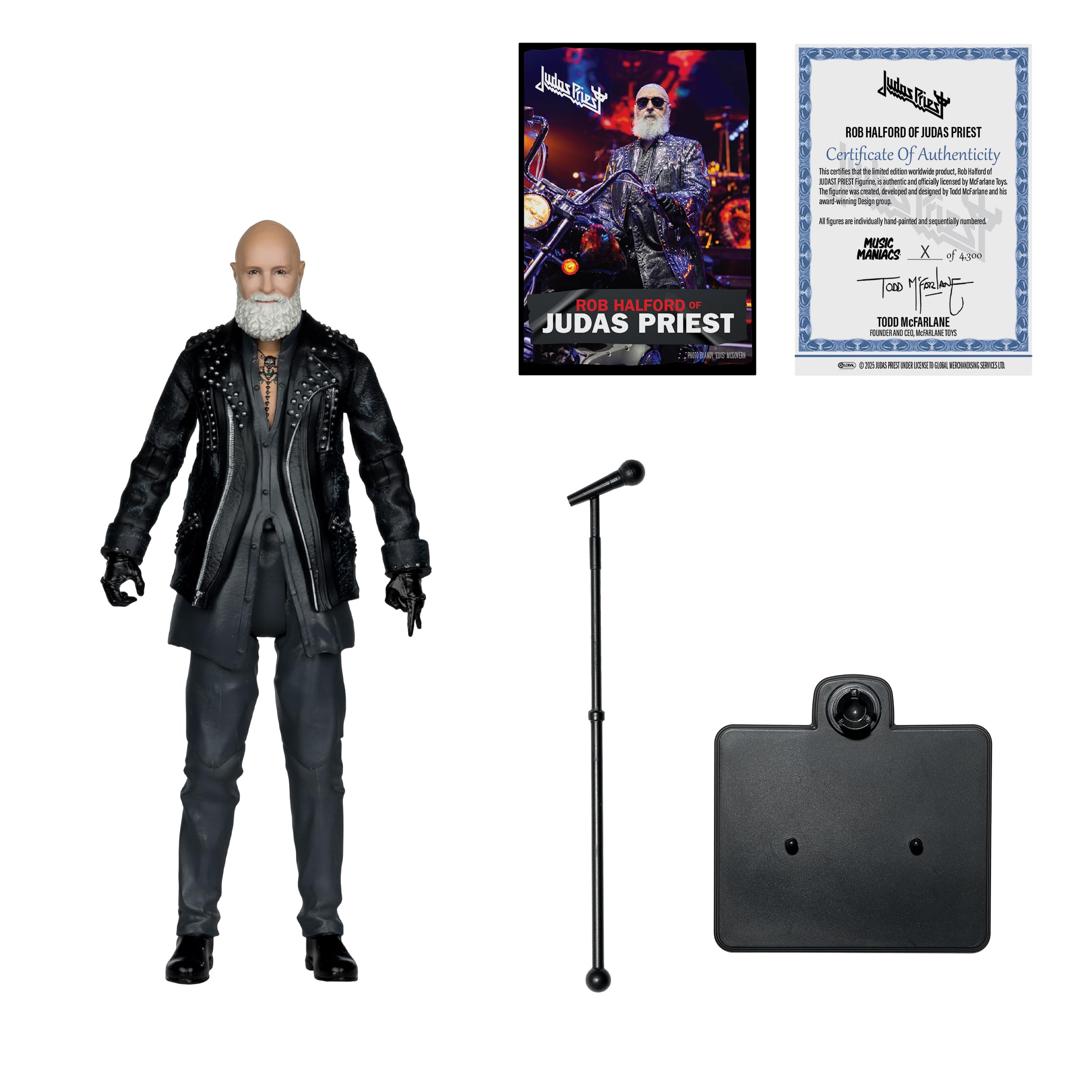 McFarlane Music Maniacs Rob Halford action figure 15 cm