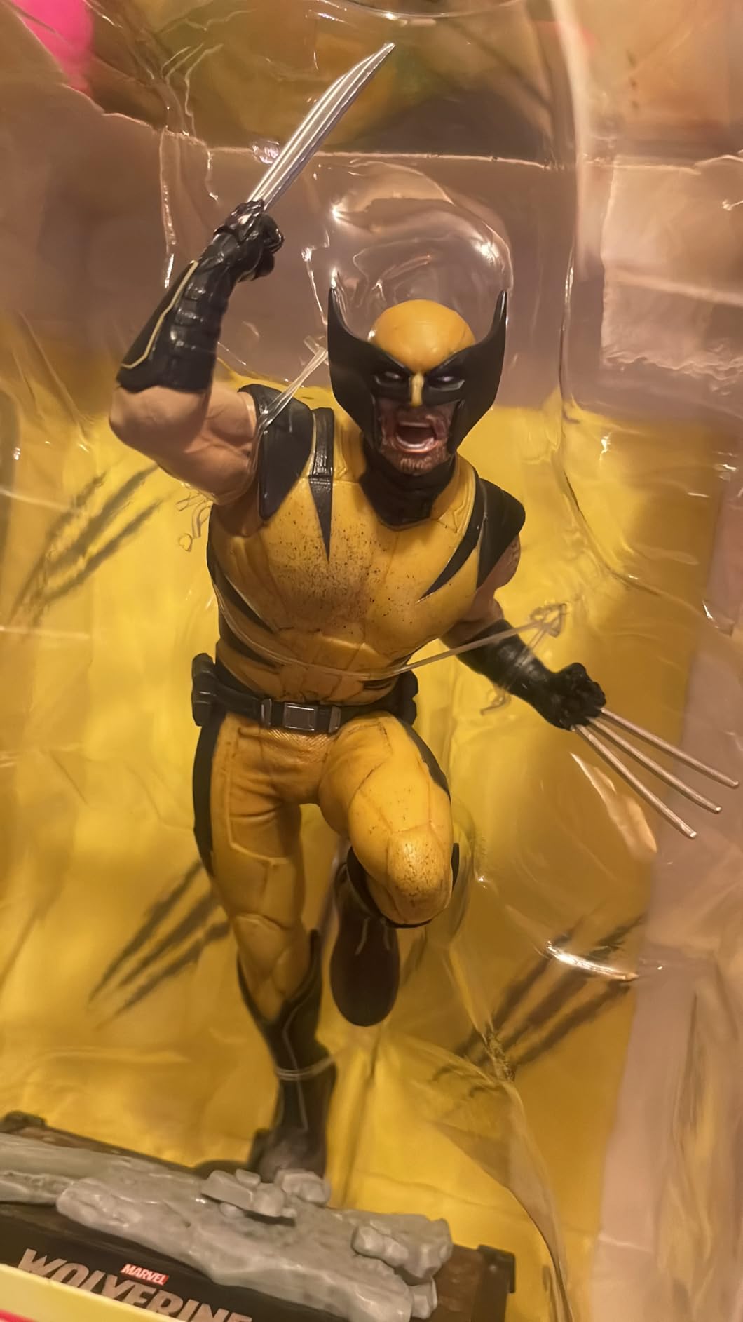 McFarlane Marvel Statua Wolverine Game 1/10 Etichetta Oro
