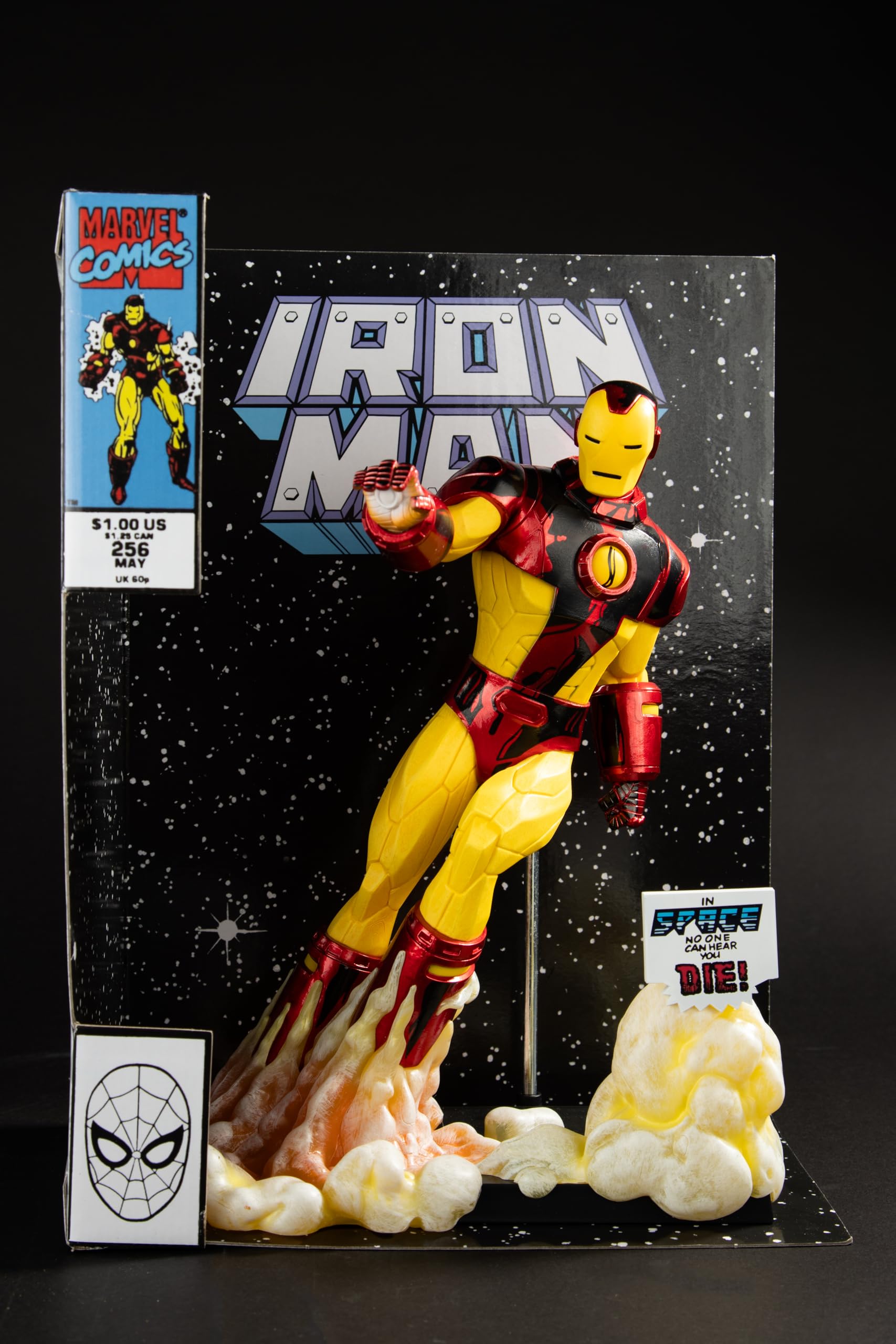 McFarlane Marvel Iron Man #256 statua 1:6 con scena e fumetto