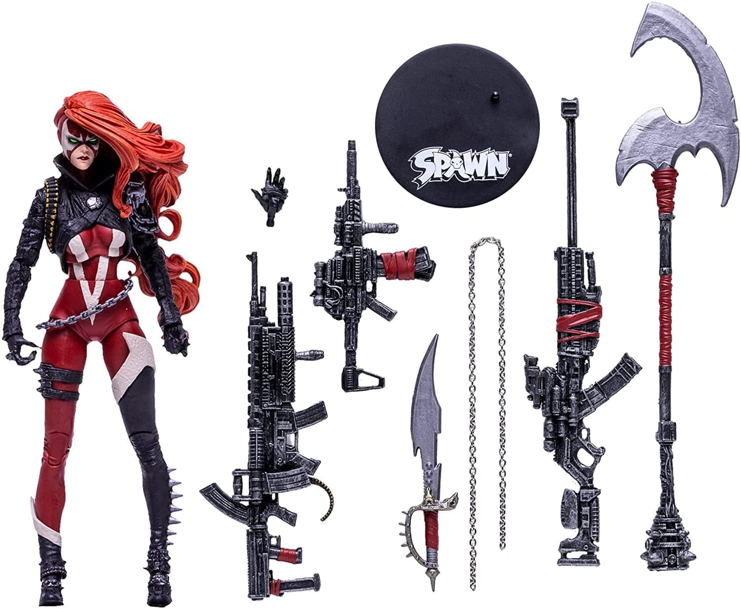 McFarlane Spawn She Spawn TM90163 statuetta 30 cm deluxe armi