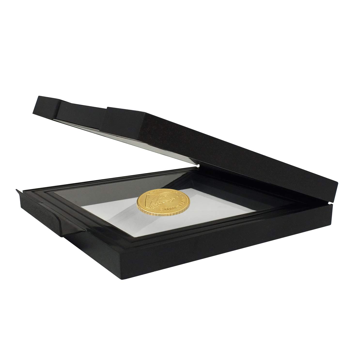 Safe 4502 Schweberahmen cornice monete nera 13x13 cm