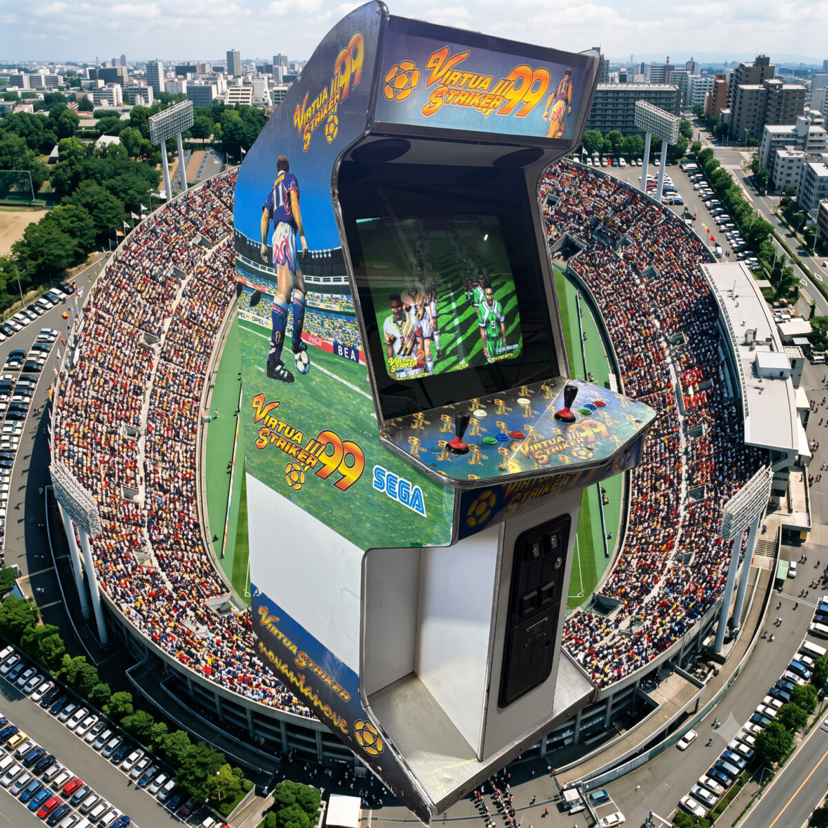 Arcade Story Anni 90 Virtua Striker 2 99 gioco calcio SEGA