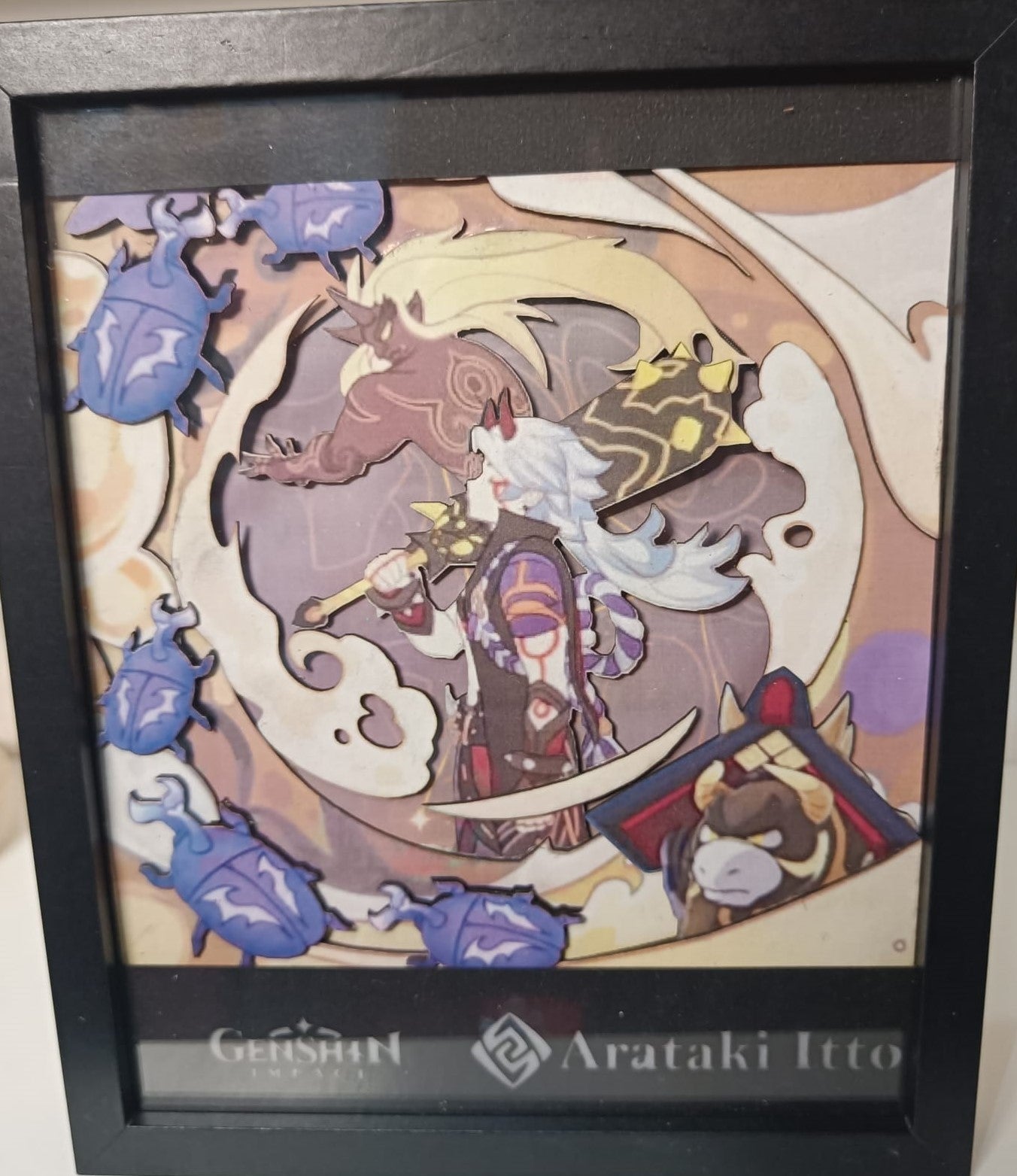 Mondi di Luce Genshin Impact Arataki Itto Lightbox LED