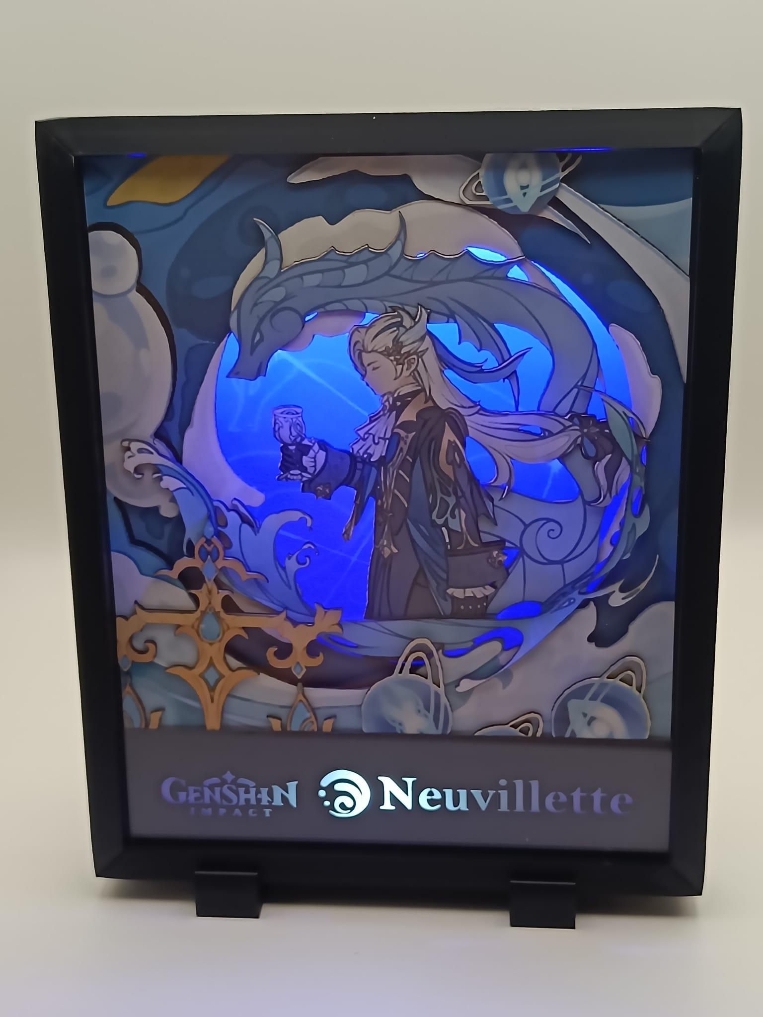 L'Atelier di Zelda Mondi di Luce Neuvillette lightbox Genshin acqua