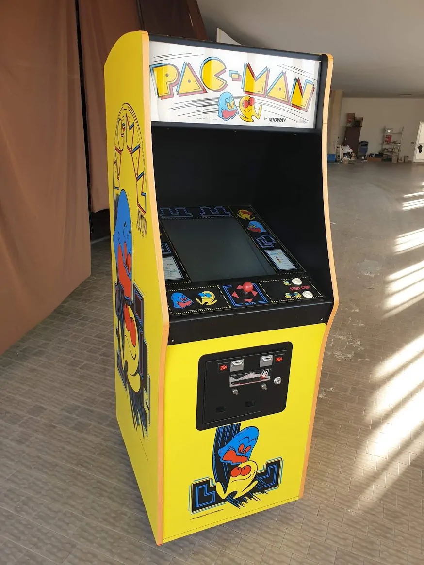 Arcade Story Arcade Pac-Man 1981 Namco cabinato labirinto