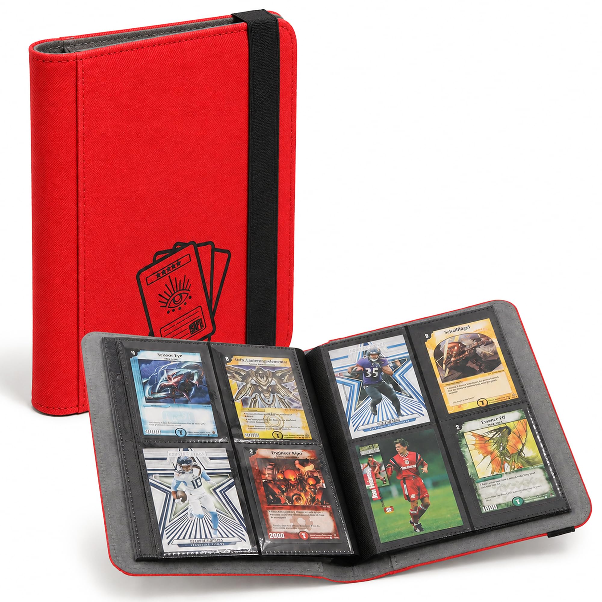 Safe Sammelkarten album 160 carte blu 20 pagine