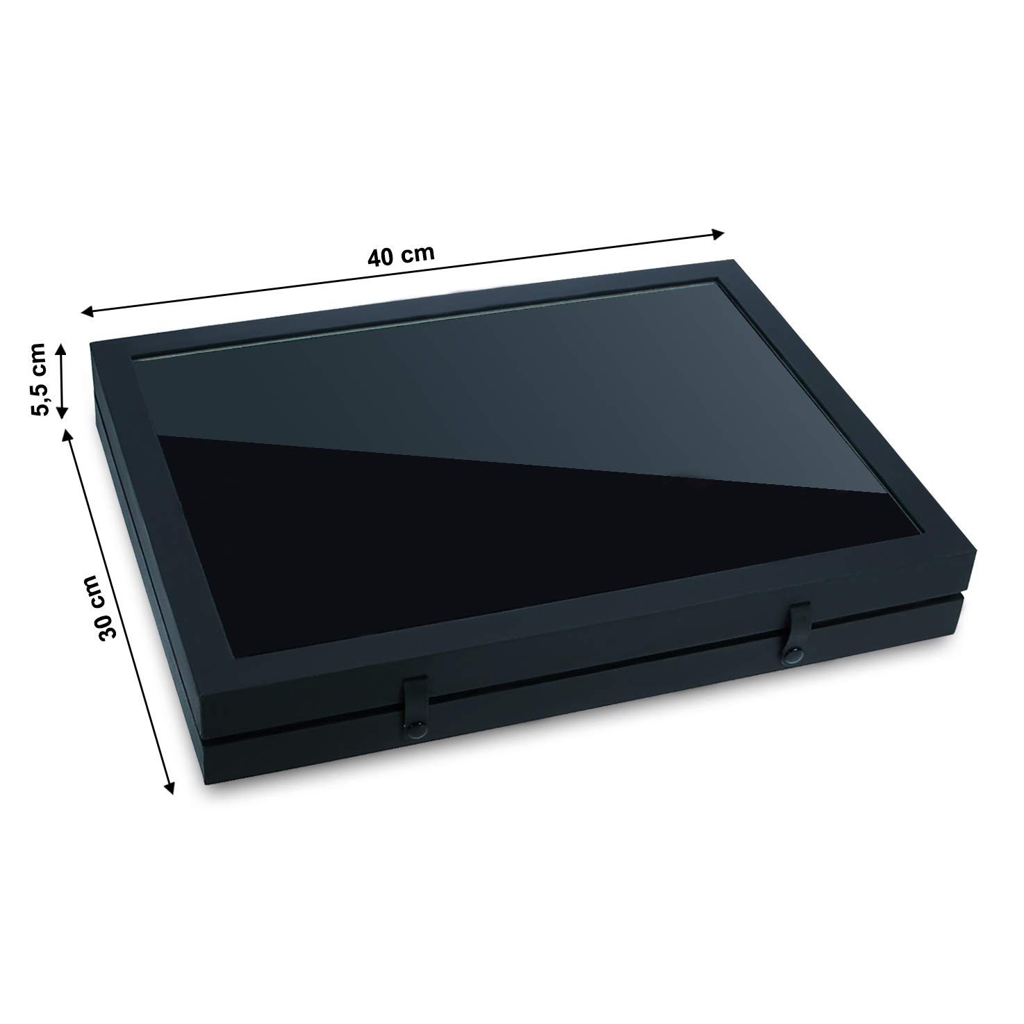 SAFE 5677 Vetrina Black Edition 40x30x5,5 cm con Vetro