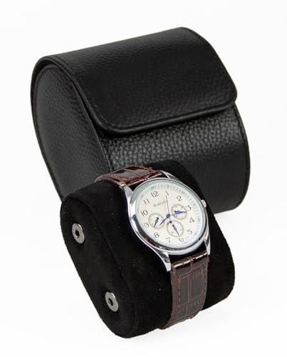 SAFE 253 Astuccio orologio pelle kroko con velluto