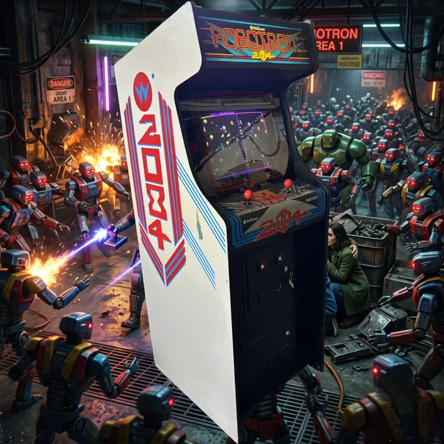 Arcade Story Leggende Arcade Robotron 2084 Williams cabinato 1982